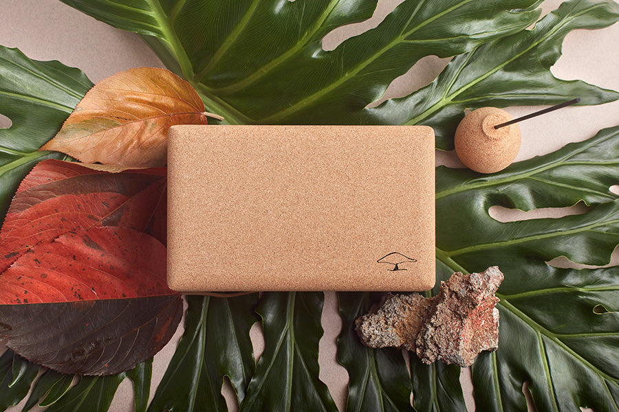 Bloco de yoga NATURAL – 100% cortiça