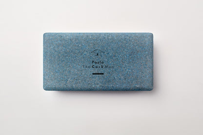 Bloco de yoga cortiça – VISHUDDHA chacra da garganta - azul - para comunicação, clareza e meditação