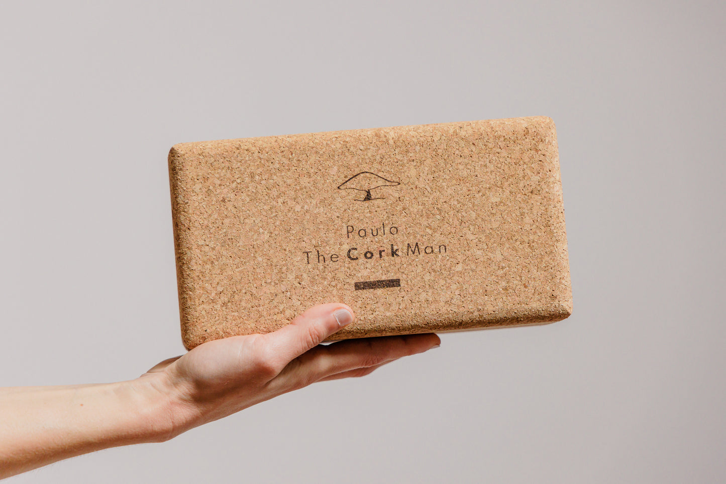 Bloco de yoga NATURAL – 100% cortiça