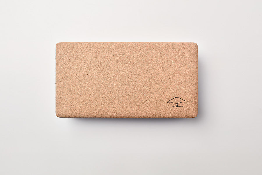 Bloco de yoga NATURAL – 100% cortiça