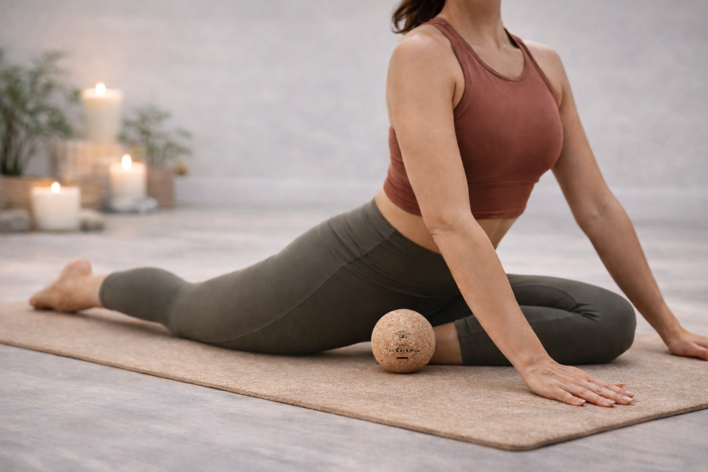 Bola de massagem ∅75mm - libertação miofascial, alívio de dor e tensão - para pés, costas, yoga e recuperação