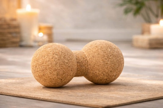 Duoball de massagem ∅80mm - libertação miofascial, alívio de dor e tensão - para coluna, costas, yoga e recuperação