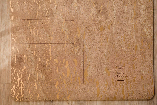 OPHIR - THE GOLD EDITION - Luxury Portuguese Cork Yoga Mat - sob encomenda