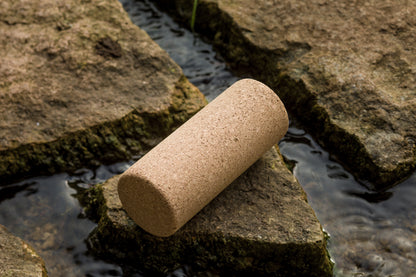 Rolo miofascial cortiça natural 150×60mm - libertação de fáscia - yoga, fisioterapia e recuperação