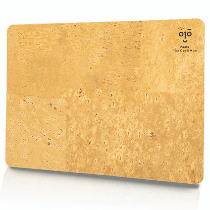 Mousepad de cortiça natural, antiderrapante, resistente a líquidos - 280×200 mm