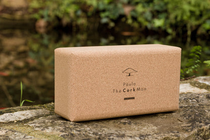 Bloco de yoga NATURAL – 100% cortiça