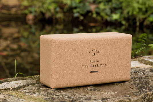 Bloco de yoga NATURAL – 100% cortiça