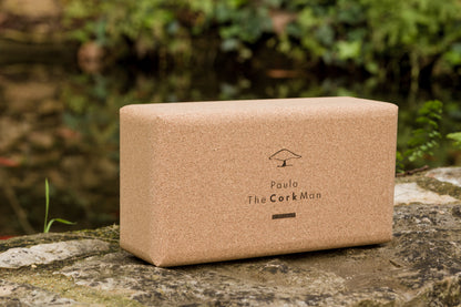 Ensemble de yoga en liège – tapis Moksha + bloc