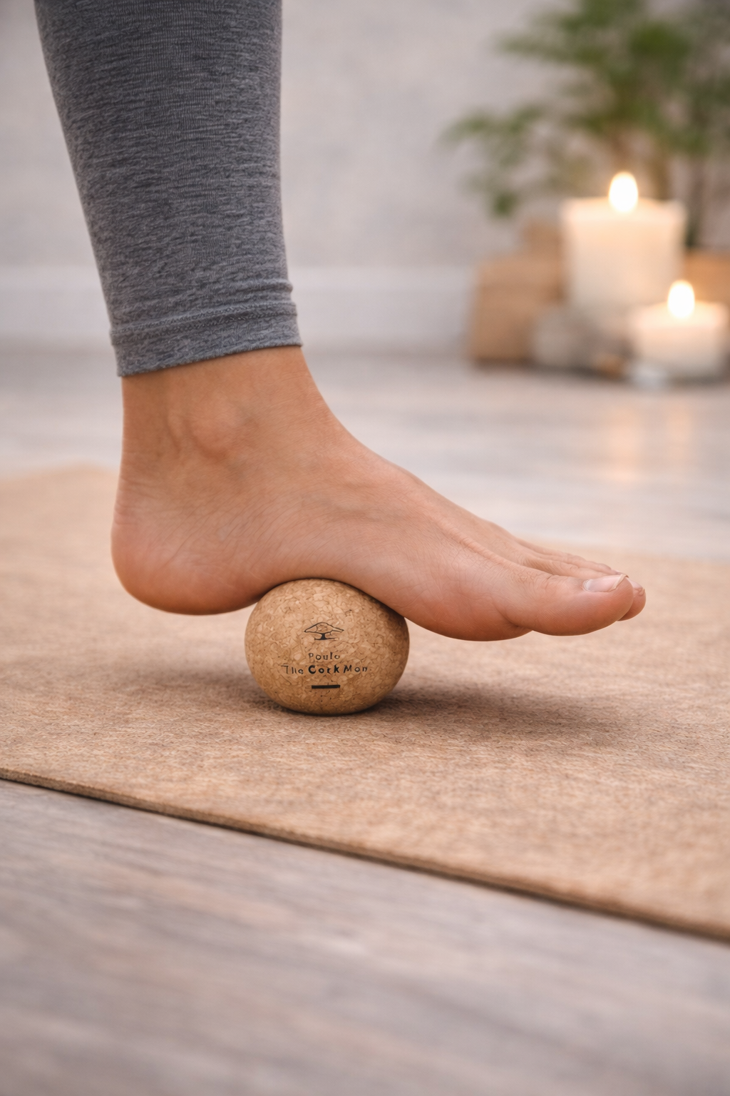 Bola de massagem ∅75mm - libertação miofascial, alívio de dor e tensão - para pés, costas, yoga e recuperação