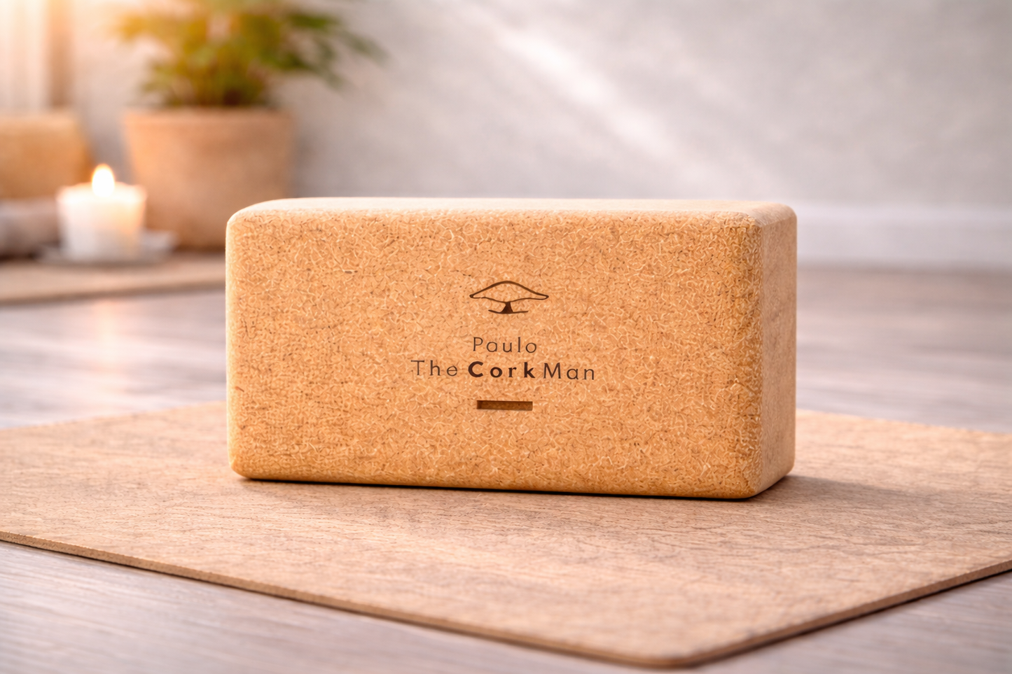 Ensemble myofascial en liège naturel – rouleau, balle, duoball et bloc