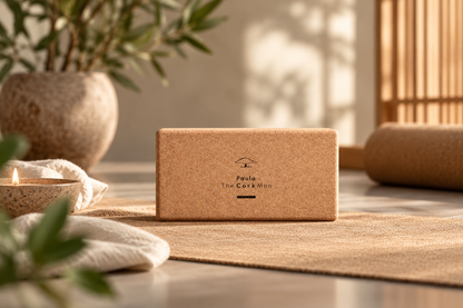 Natürlicher Yogablock – 100 % Kork 
